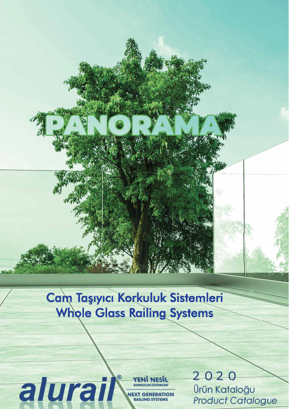 Alurail Panorama Glass Carrier Balustrade